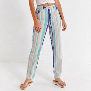 Striped Multicolor Women's Jeans